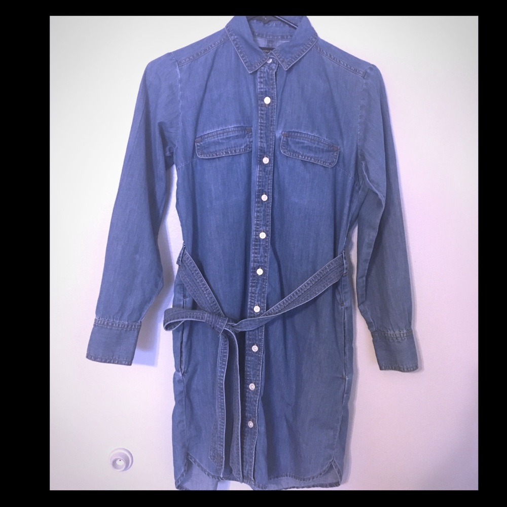 Long-sleeved, Banana Republic Jean Dress
